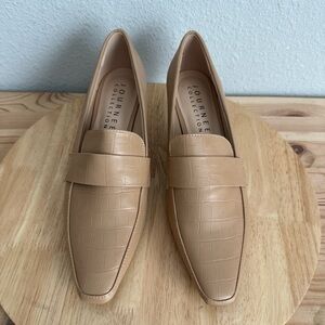 Journee Collection Celina Womens Square Closed Toe Kitten Heel Pumps like new